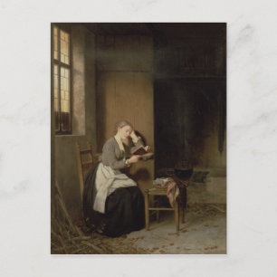 Cartão Postal Relaxamento após o trabalho do dia