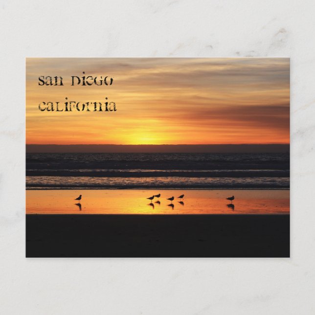 Cartão Postal Relaxamento em San Diego (Frente)