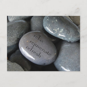 Cartão Postal relaxar a atualização de rejuvenescimento
