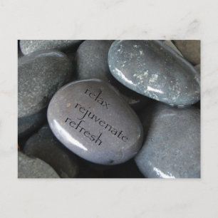 Cartão Postal relaxar a atualização de rejuvenescimento