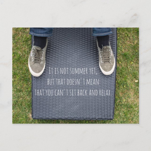 Cartão Postal Relaxe (Frente)