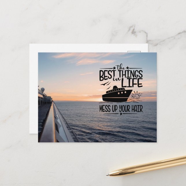 Cartão Postal Relaxe e Se Solte (Frente/Verso In Situ)