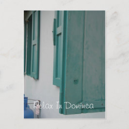 Cartão Postal Relaxe Em Dominca