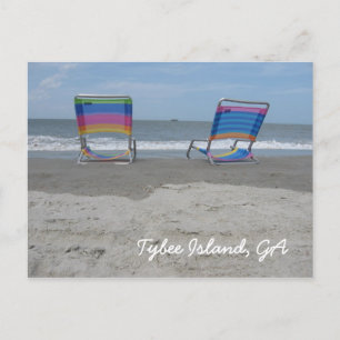 Cartão Postal Relaxe na praia