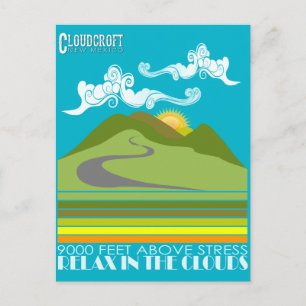 Cartão Postal Relaxe Nas Nuvens