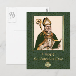 Cartão postal religioso do Dia de São Patrício