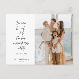 Cartão Postal Religioso, Feliz Natal, Foto da Família Cristã