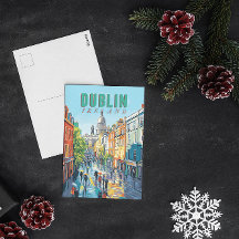 Relive o Charme de Dublin com esta Viagens vintage