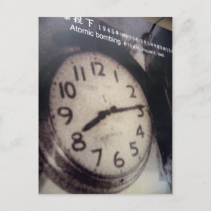 Cartão Postal relógio