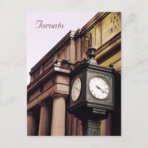 Cartão Postal relógio da Estação de Toronto