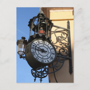 Cartão Postal Relógio da lâmpada