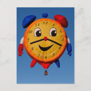 Cartão Postal Relógio de Forma dos Balões 6268