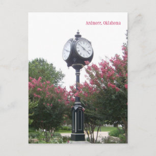 Cartão Postal Relógio do Centenário em Ardmore, Oklahoma