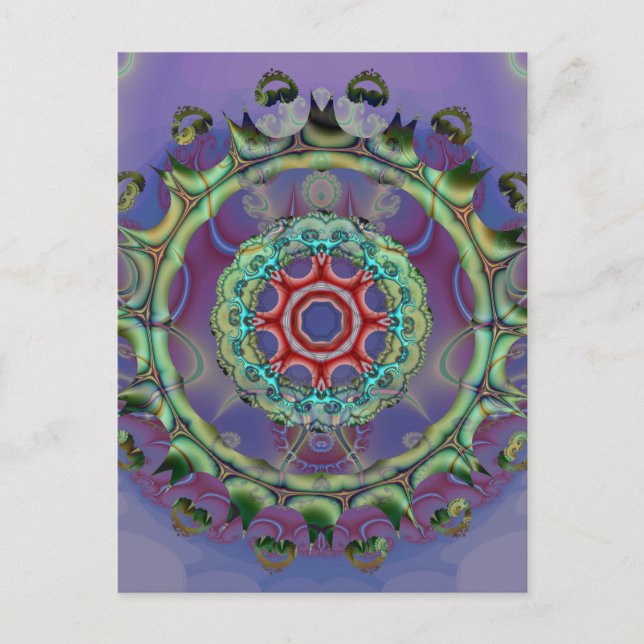 Cartão Postal relógio mutante (Frente)