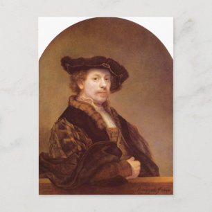 Cartão Postal Rembrandt Harmensz. van Rijn Selbstportr?t 1640 Te