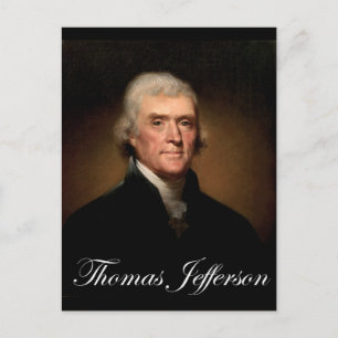 Cartão Postal Rembrandt_Peale-Thomas_Jefferson 1