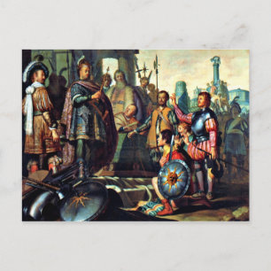 Cartão Postal Rembrandt: Pintura histórica, trabalho de arte 16