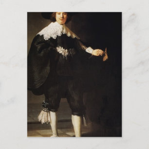 Cartão Postal Rembrandt: Retrato De Maerten Soolmans