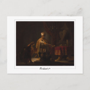 Cartão Postal Rembrandt van Rijn #109 - Belas Artes