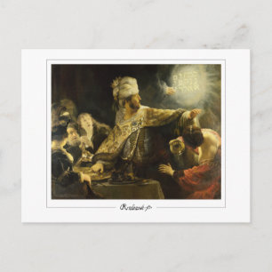 Cartão Postal Rembrandt van Rijn #15 - Belas Artes