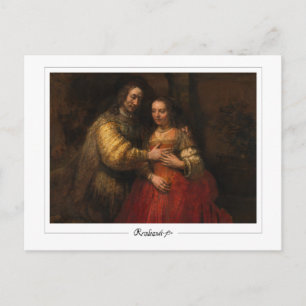 Cartão Postal Rembrandt van Rijn #22 - Belas Artes