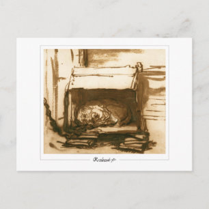Cartão Postal Rembrandt van Rijn #431 - Belas Artes
