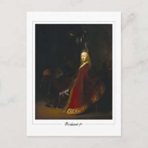Cartão Postal Rembrandt van Rijn #497 - Belas Artes