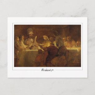 Cartão Postal Rembrandt van Rijn #615 - Arte Fina