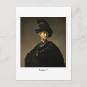 Cartão Postal Rembrandt van Rijn #713 - Belas Artes