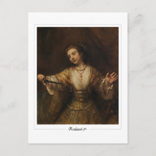 Cartão Postal Rembrandt van Rijn #717 - Belas Artes