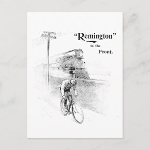 Cartão Postal Remington Bicicletas
