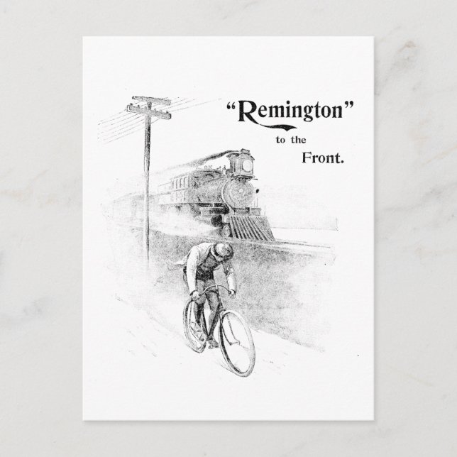 Cartão Postal Remington Bicicletas (Frente)