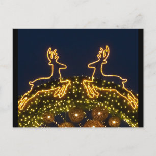 Cartão Postal rena de Natal