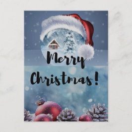 Cartão Postal Renas de Natal modernas engraçadas e fofas