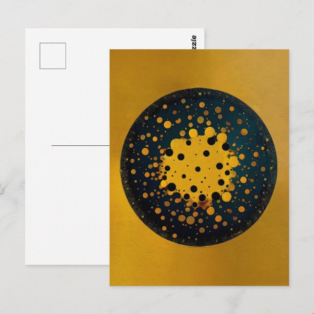 Cartão Postal Renascimento – Círculo Abstrato de Emergência (Frente/Verso)