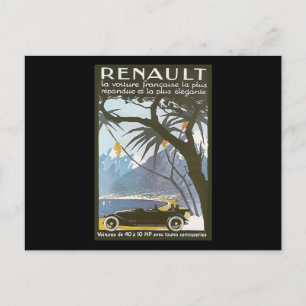 Cartão Postal Renault