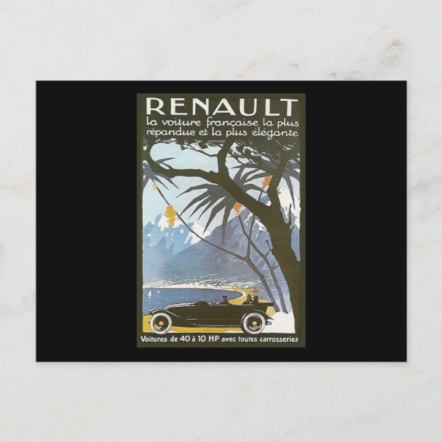 Cartão Postal Renault (Frente)
