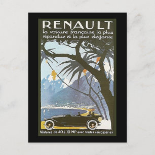 Cartão Postal Renault