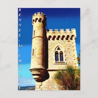 Cartão Postal Rennes le Chateau Tour Magdala poster