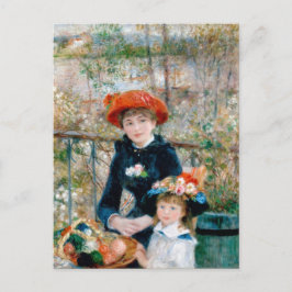 Cartão Postal Renoir "Duas Irmãs (Na Varanda)"