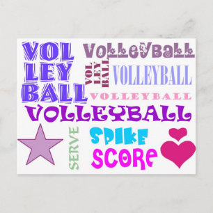 Cartão Postal Repetição do voleibol