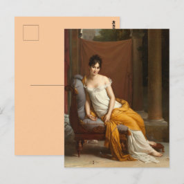 Cartão Postal Réplica de Garota Grega Sensual Vintagem Edwardian