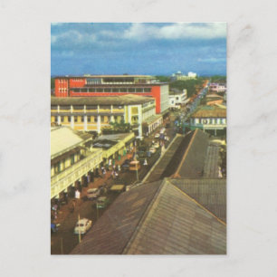 Cartão Postal Réplica Vintage Gana, Accra, centro da cidade