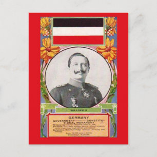 Cartão Postal Replica Vintage    PostcardKaiser Wilhelm II