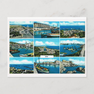 Cartão Postal Réplica vintage, Sète, Sul da França