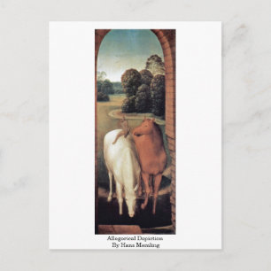 Cartão Postal Representação Alegórica De Hans Memling