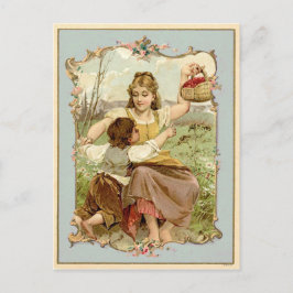 Cartão Postal Reprodução da Mãe e do Filho Vintage