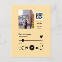 Reprodutor de música personalizado casal amor códi