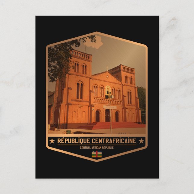 Cartão Postal República Centro-Africana (Frente)