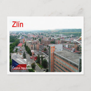 Cartão Postal República Checa - Zlin -